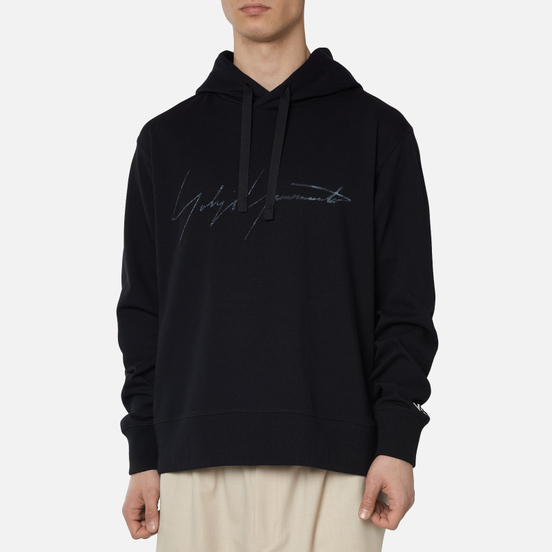 Мужская толстовка Y-3 Distressed Signature Hoodie Black
