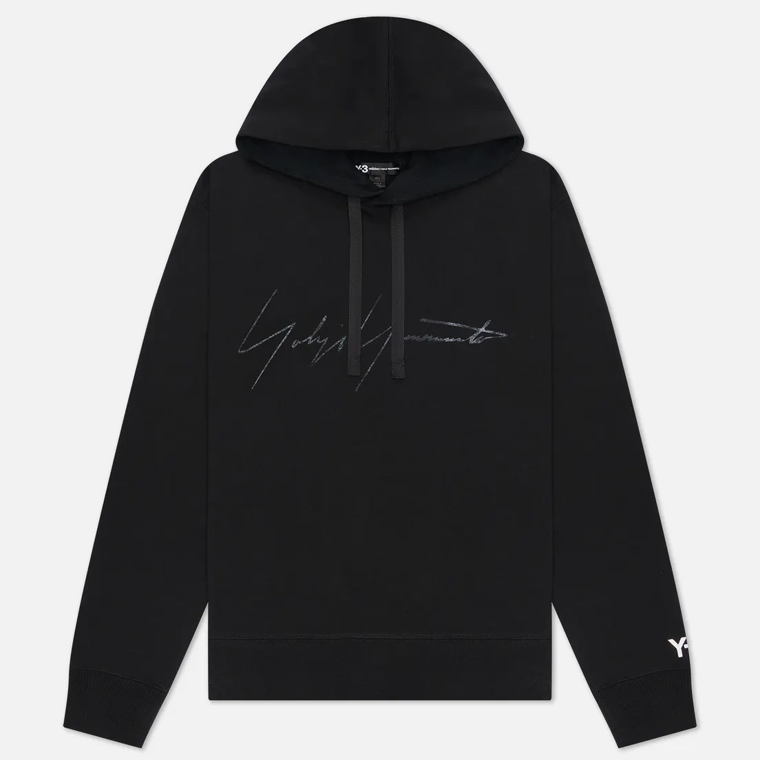 Y-3 Мужская толстовка Distressed Signature Hoodie
