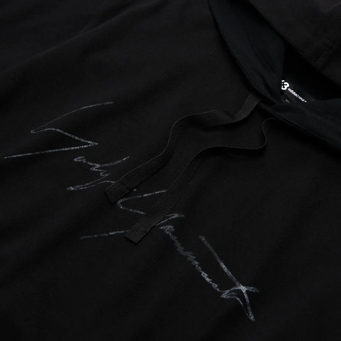 Y-3 Мужская толстовка Distressed Signature Hoodie