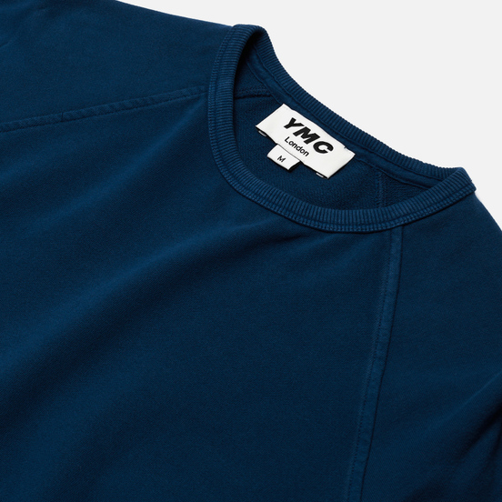 Мужская толстовка YMC Schrank Raglan Loopback Blue