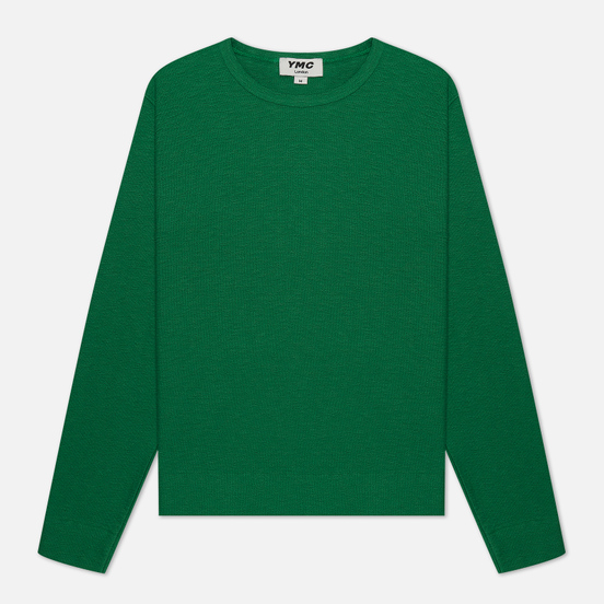 Мужская толстовка YMC X Solid Reverse Side Jersey Green