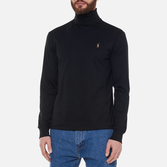 Мужская водолазка Polo Ralph Lauren Signature Embroidered Pony Black