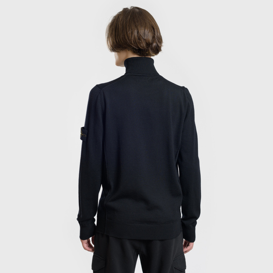 Мужская водолазка Stone Island Turtle Neck Lightweight Wool Black