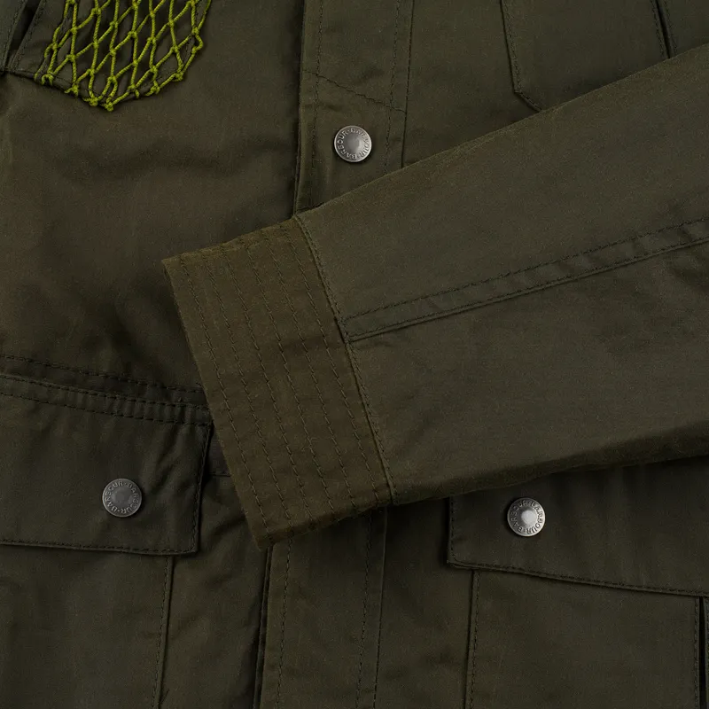 Barbour Мужская вощеная куртка x White Mountaineering Cusk Slim Wax Archive
