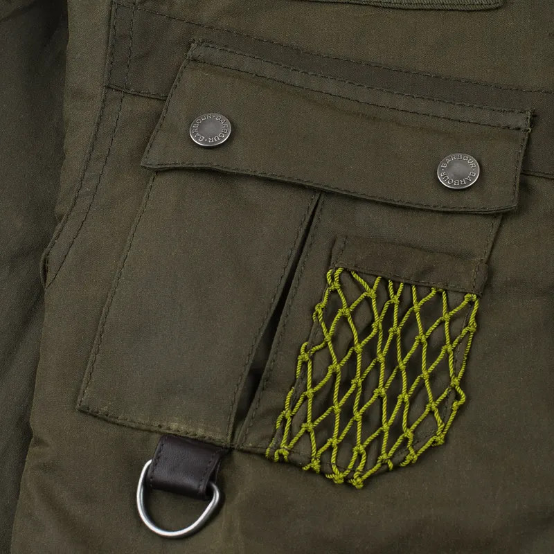 Barbour Мужская вощеная куртка x White Mountaineering Cusk Slim Wax Archive