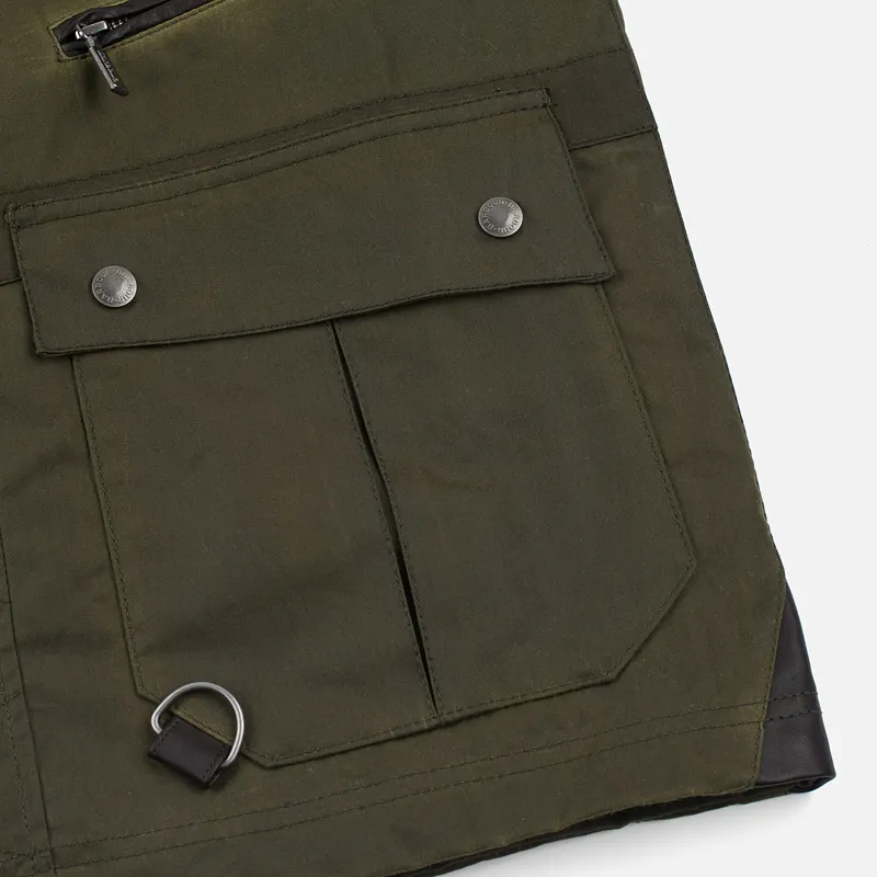 Barbour Мужская вощеная куртка x White Mountaineering Cusk Slim Wax Archive
