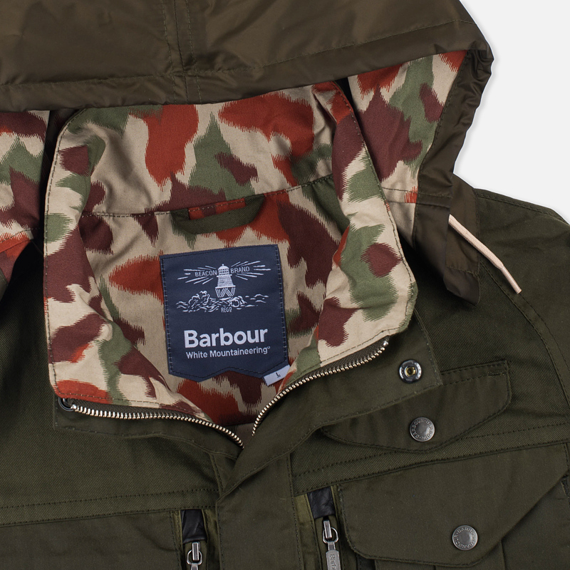Мужская вощеная куртка Barbour x White Mountaineering