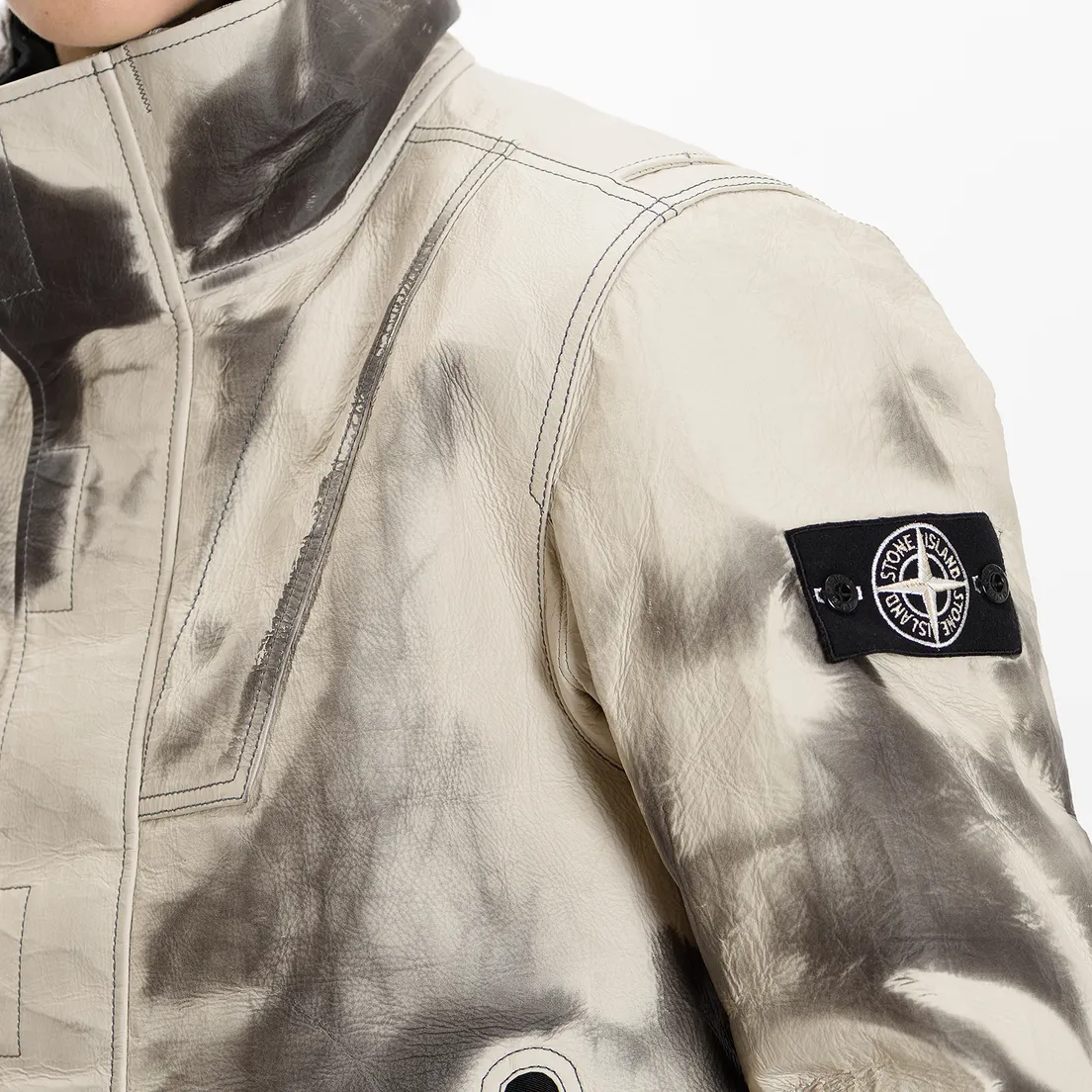 Stone Island Мужская куртка Ice Dyneema Bonded Leather