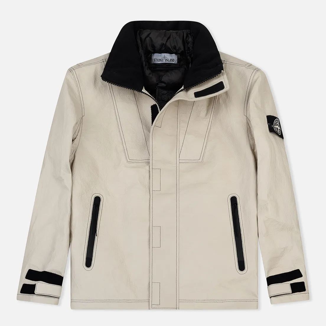 Stone Island Мужская куртка Ice Dyneema Bonded Leather