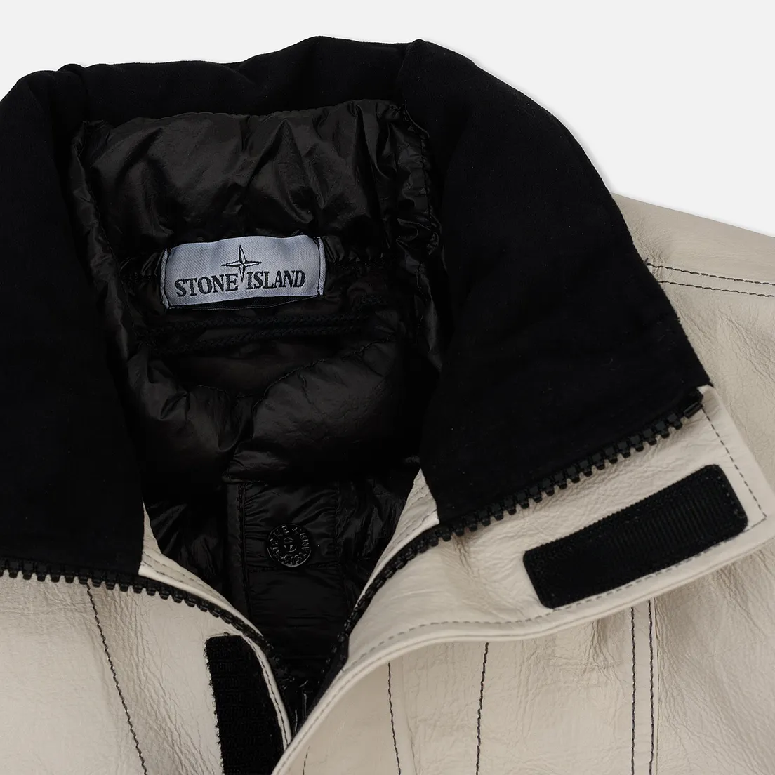 Stone Island Мужская куртка Ice Dyneema Bonded Leather
