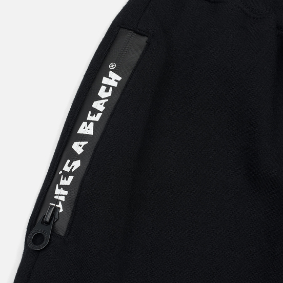 Мужские брюки Life's a Beach Reflective Box Logo Track Black