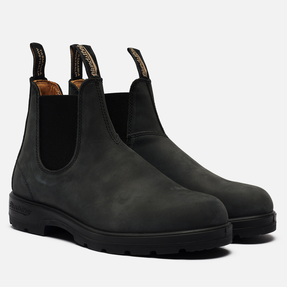 black leather blundstones