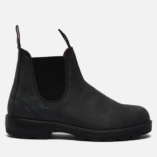 Мужские ботинки Blundstone 587 Round Toe Chelsea Leather Black