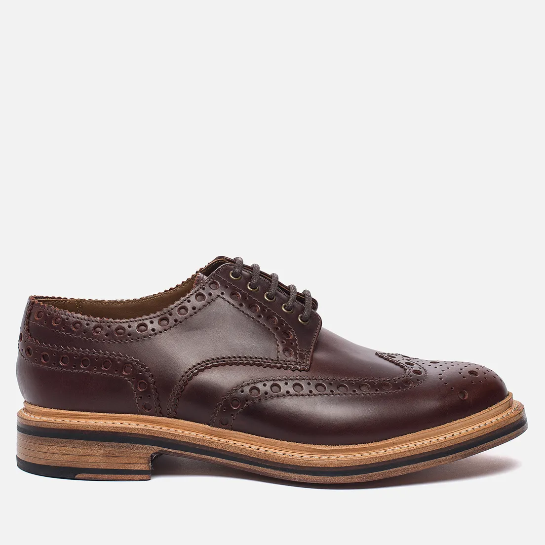 Grenson Мужские ботинки броги Archie Brogue Sole Leather