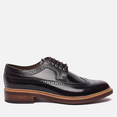 Мужские ботинки броги Grenson Sid Long Wing Brogue Burgundy