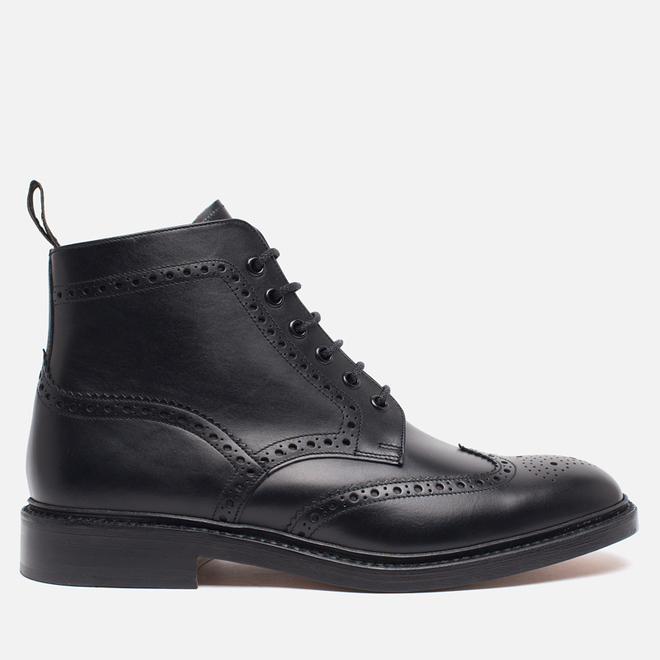 Мужские ботинки броги Loake Burford Black