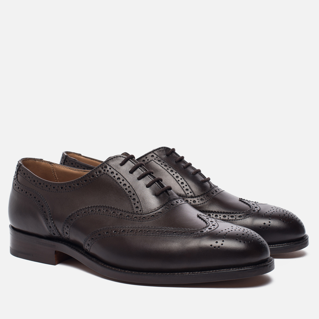 Tricker's Мужские ботинки броги Brogue Oxford Epsom