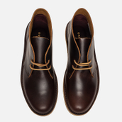 desert boot black leather