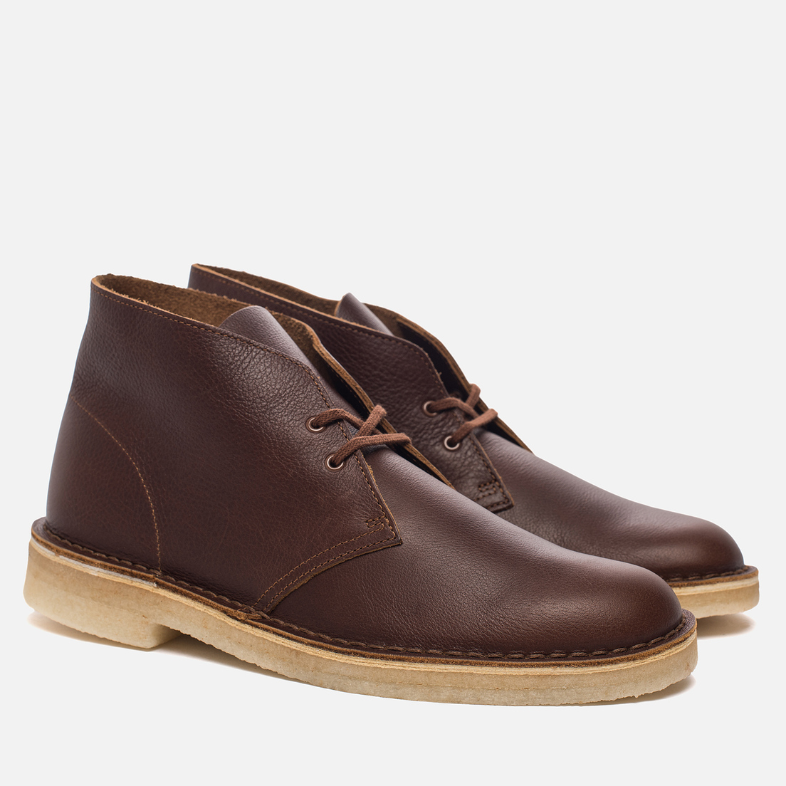 clarks desert boot tan tumbled leather