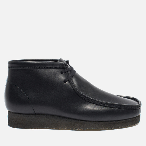 clarks wallabees leather