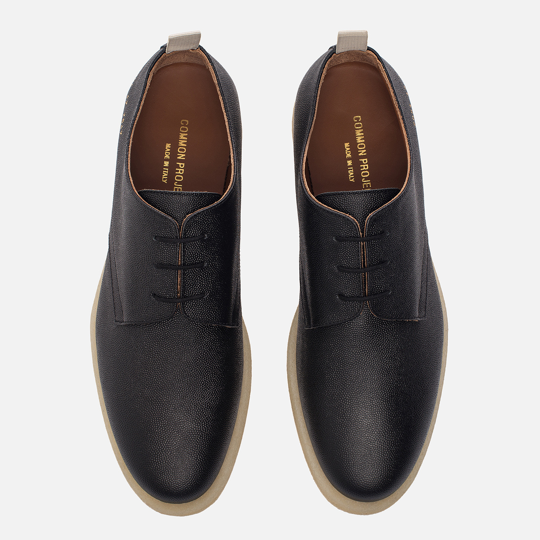 Common Projects Мужские ботинки Cadet Derby Stamped Grain