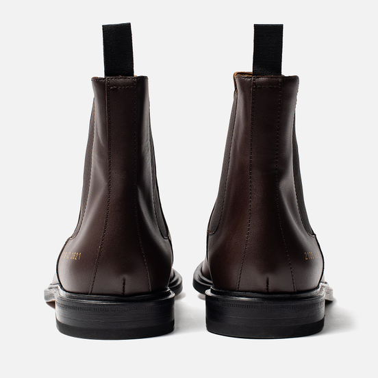 Мужские ботинки Common Projects Chelsea Leather Brown