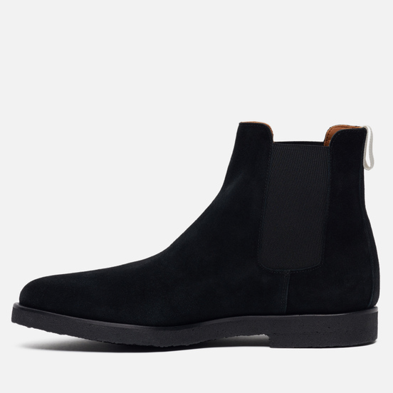 Мужские ботинки Common Projects Chelsea Suede Black