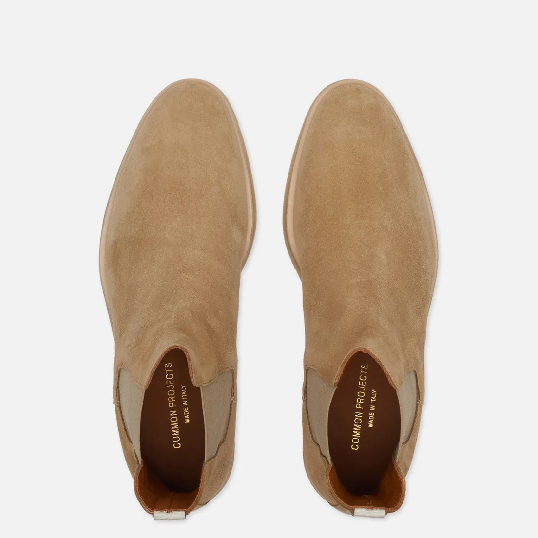 Common Projects Мужские ботинки Chelsea Suede