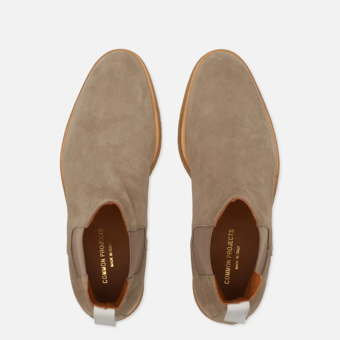 Common Projects Мужские ботинки Chelsea Suede