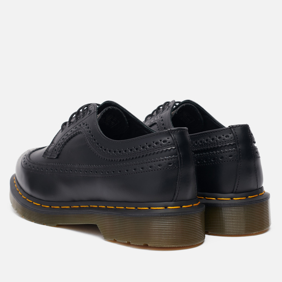 Мужские ботинки Dr. Martens 3989 Yellow Stitch Smooth Black