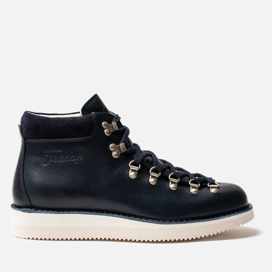 Мужские ботинки Fracap M129 Scarponcini Suede Navy/Gloxy White