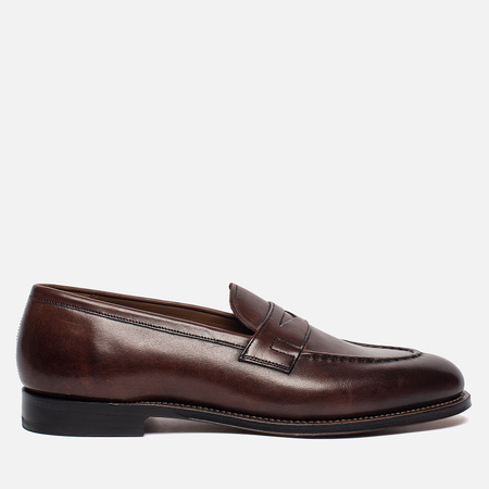 Мужские ботинки Grenson Lloyd Hand Painted Calf Leather Dark Brown