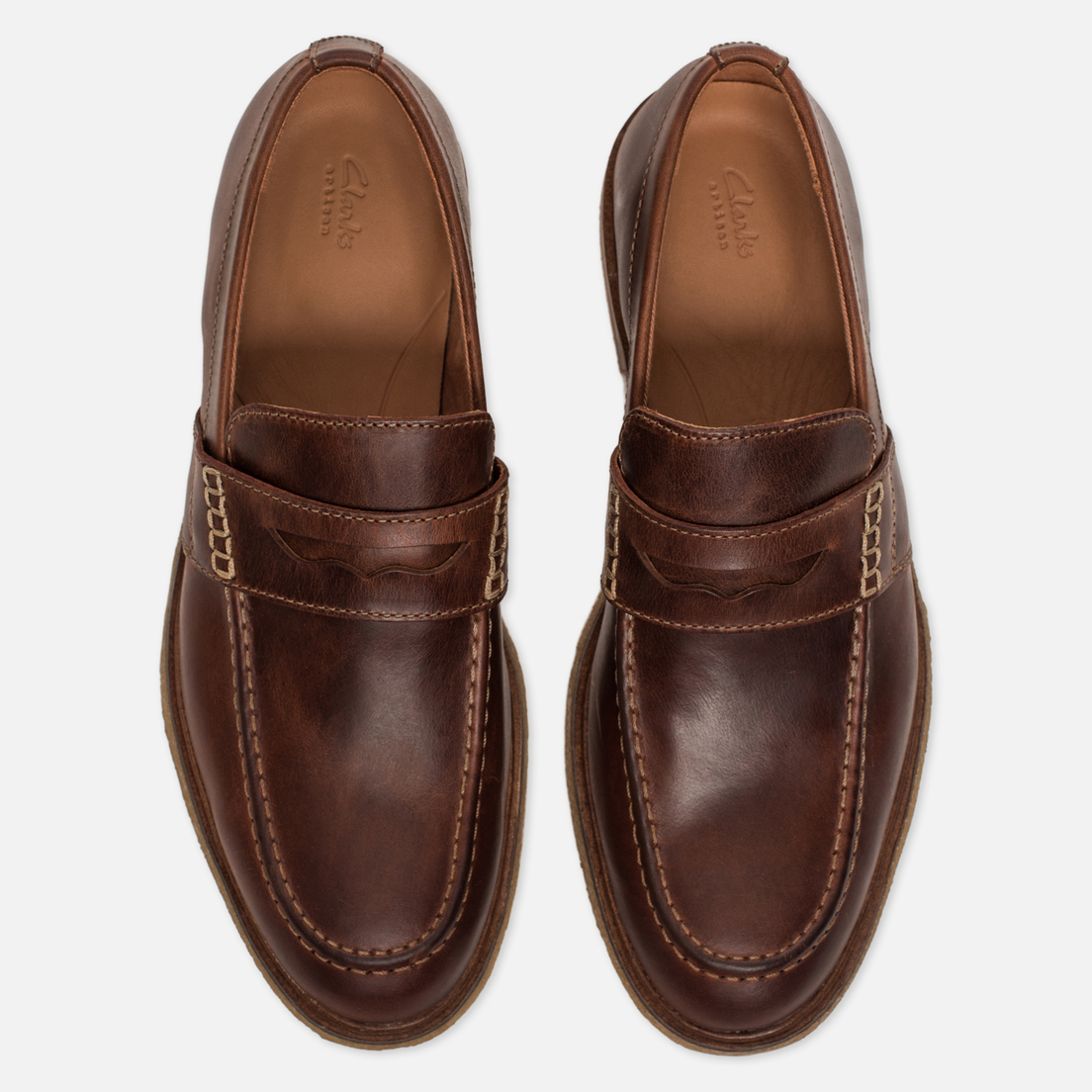 Clarks Originals Мужские ботинки лоферы Clarkdale Flow Leather