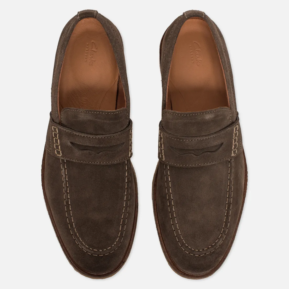 Clarks Originals Мужские ботинки лоферы Clarkdale Flow Suede