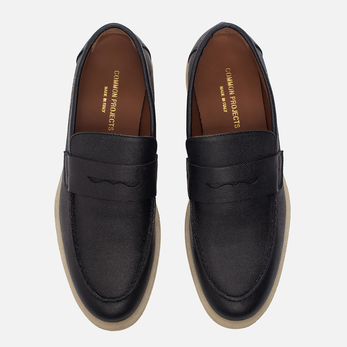 Common Projects Мужские ботинки лоферы Loafer Stamped Grain