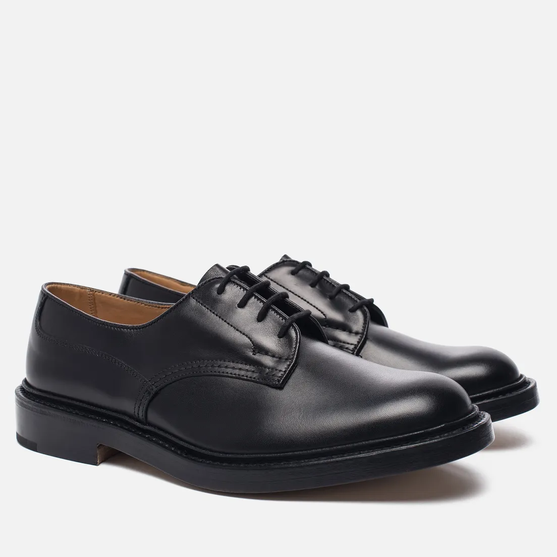 Tricker's Мужские ботинки Woodstock Plain Derby Sole Leather