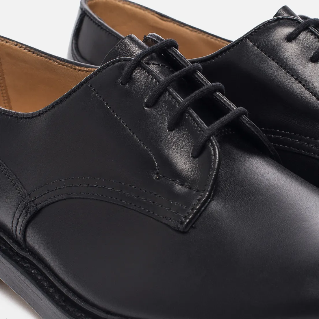 Tricker's Мужские ботинки Woodstock Plain Derby Sole Leather