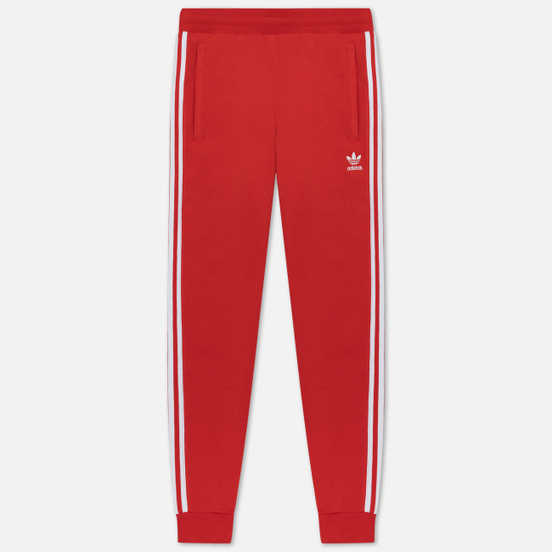 Мужские брюки adidas Originals 3-Stripes Fleece Lush Red