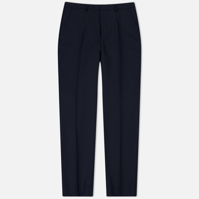 Мужские брюки AMI Carrot Fit Wool Navy