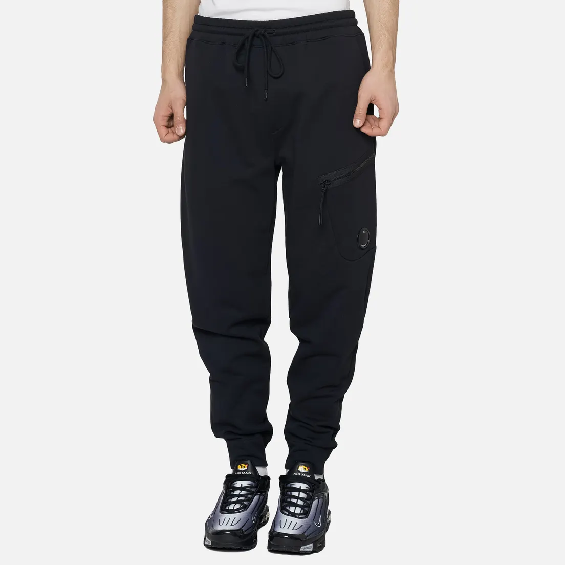 C.P. Company Мужские брюки Diagonal Fleece Lens Zip Pocket