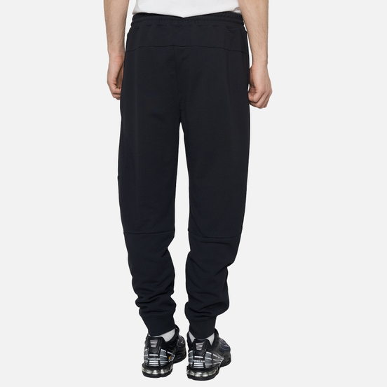 Мужские брюки C.P. Company Diagonal Fleece Lens Zip Pocket Black