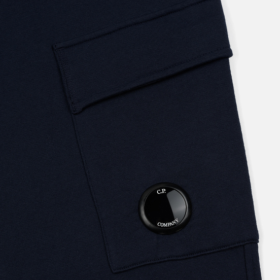 Мужские брюки C.P. Company Diagonal Raised Fleece Lens Total Eclipse