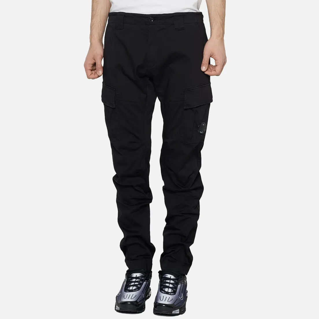 C.P. Company Мужские брюки Garment Dyed Stretch Sateen Lens Pocket