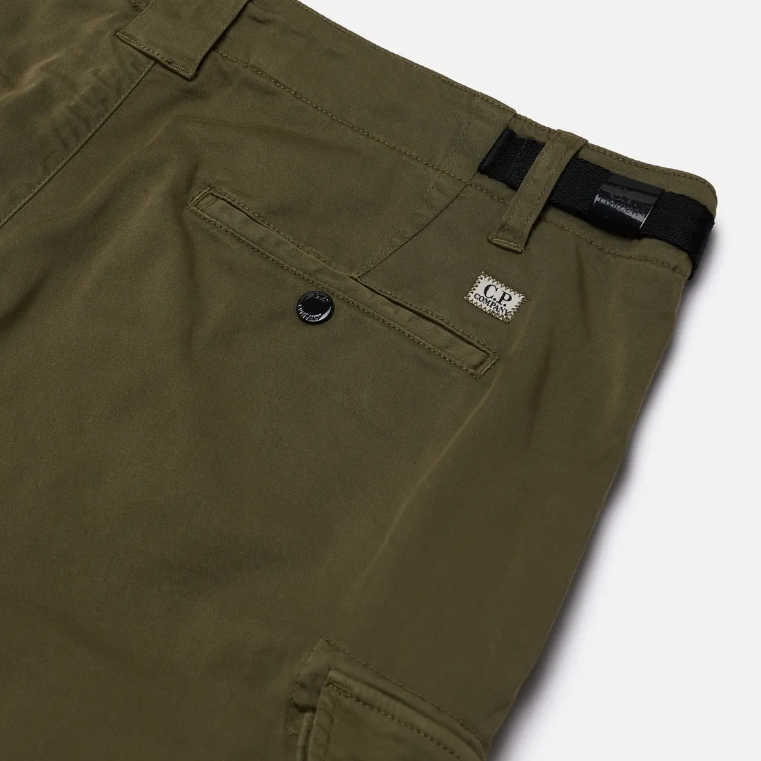 C.P. Company Мужские брюки Garment Dyed Stretch Sateen Lens Pocket