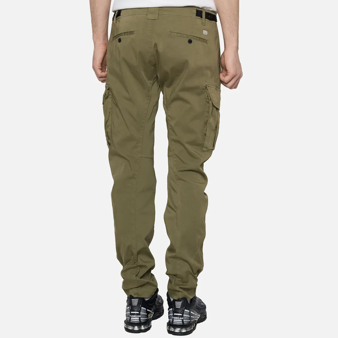 C.P. Company Мужские брюки Garment Dyed Stretch Sateen Lens Pocket