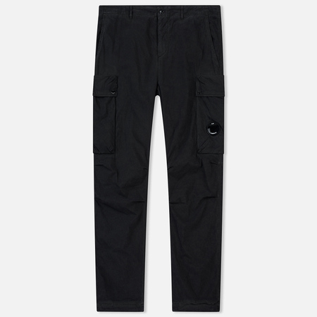 Мужские брюки C.P. Company Re-Colour 50 Fili Peach Cargo Combat Lens Black Coffee
