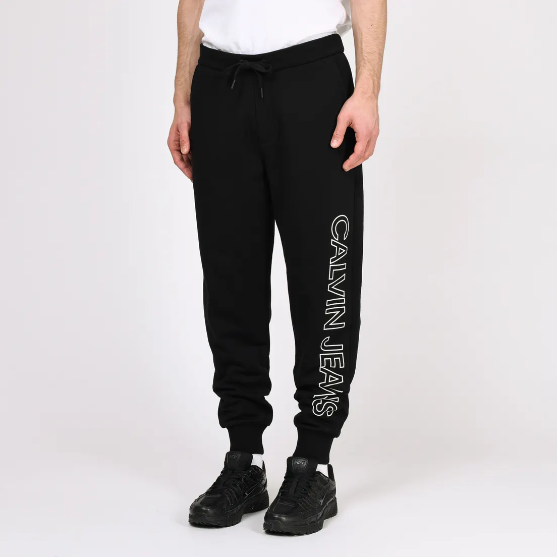 Calvin Klein Jeans Мужские брюки Regular Side Logo Fleece