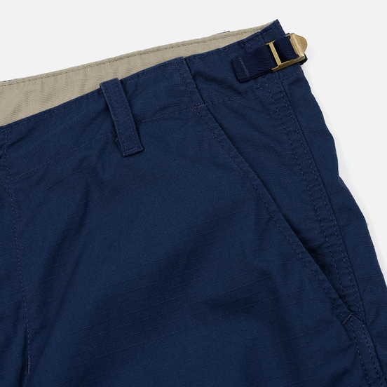 Мужские брюки Carhartt WIP Aviation Columbia Ripstop 6.5 Oz Blue Rinsed