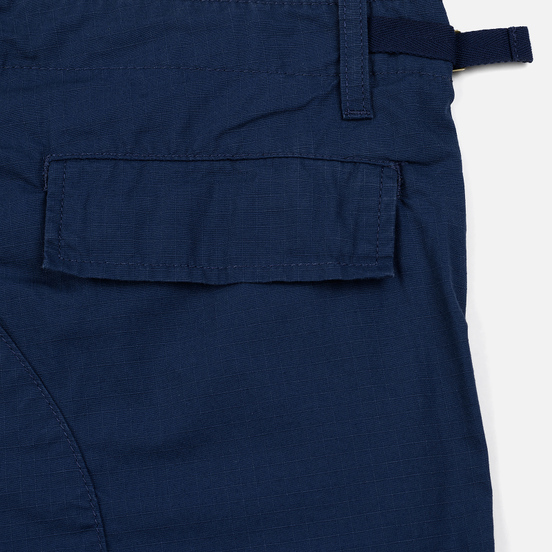 Мужские брюки Carhartt WIP Aviation Columbia Ripstop 6.5 Oz Blue Rinsed