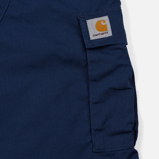 Мужские брюки Carhartt WIP Aviation Columbia Ripstop 6.5 Oz Blue Rinsed